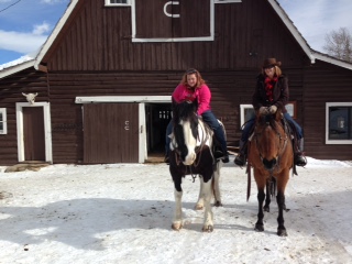 Riding at the C Lazy U Ranch